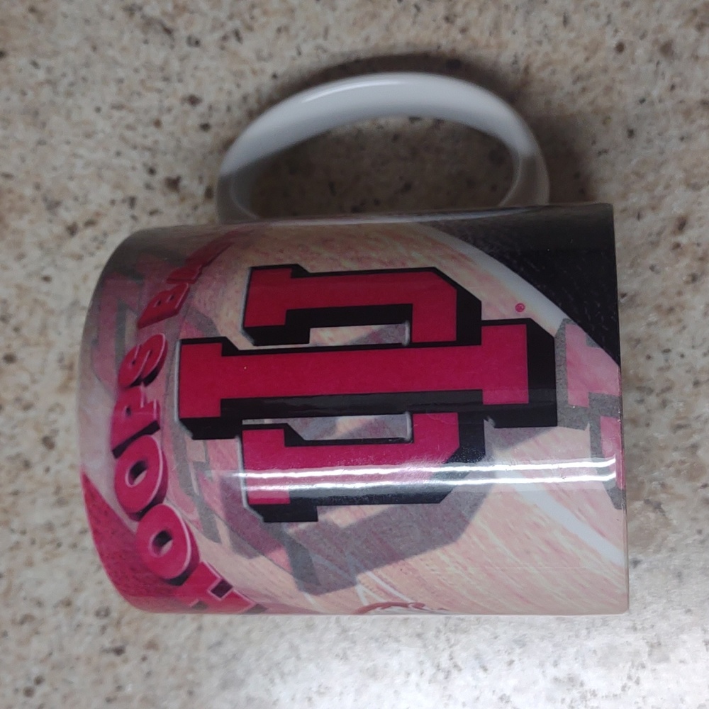 University Indiana IU Hoosiers basketball vintage 1998 Y2K coffee mug cup hoops